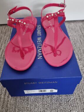 Stuart Weitzman Brand New Pink Jelly Shoes